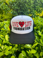 Load image into Gallery viewer, Love All Life Foundation Foam Trucker Hat
