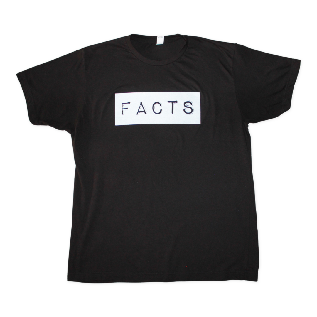 Facts T-shirt- Black – All In Vision