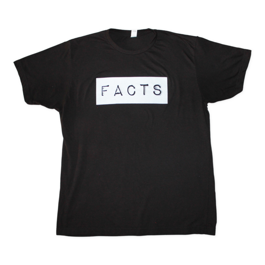 Facts T-shirt- Black