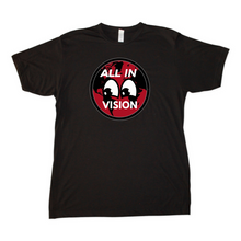 Load image into Gallery viewer, All in Vision Logo T-shirt - Black
