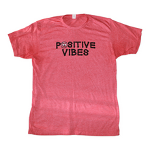 Load image into Gallery viewer, Positive Vibes T-shirt - Red
