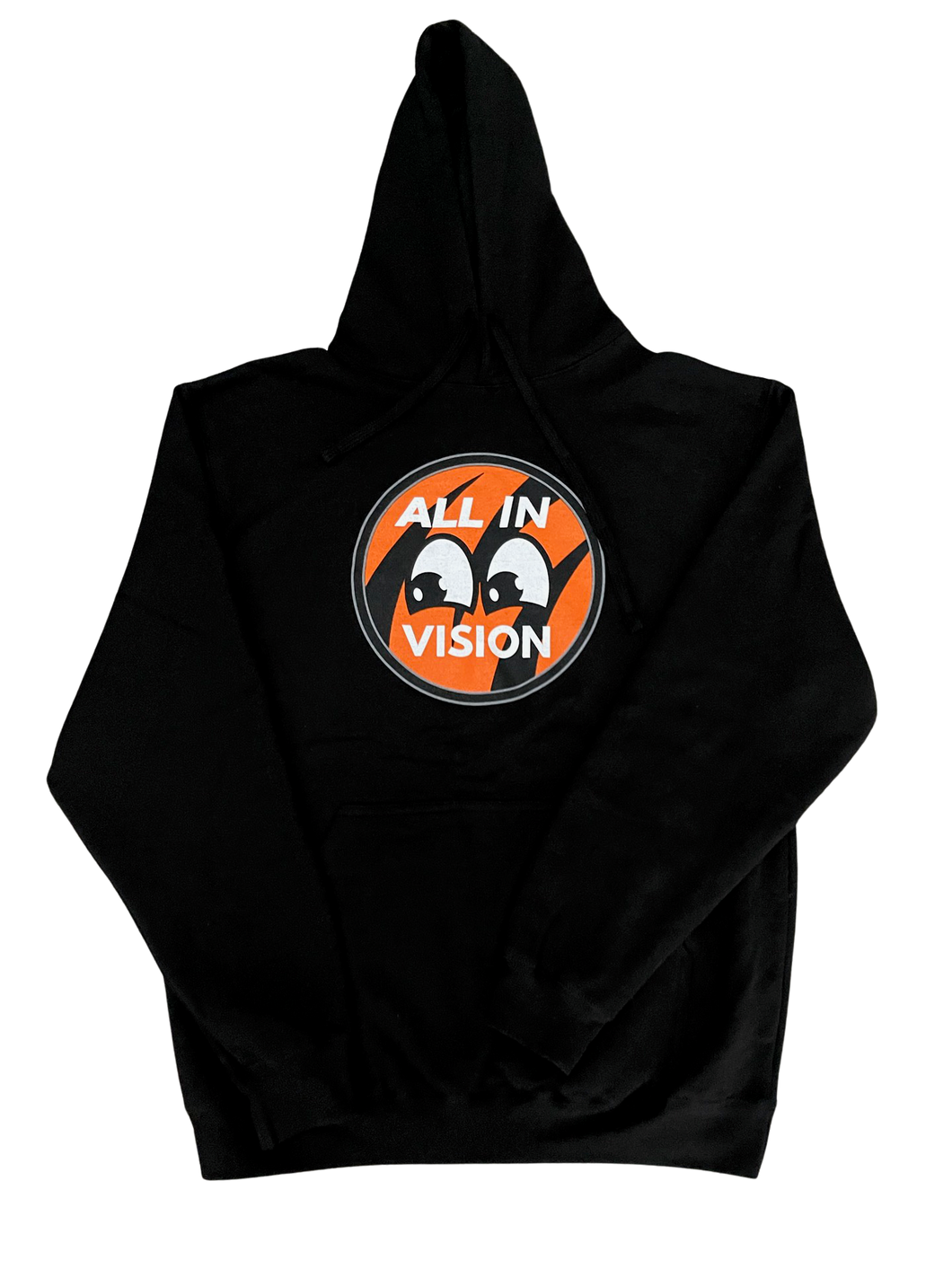 All In Vision( Stripes Edition)Logo Hoodie Sweatshirt